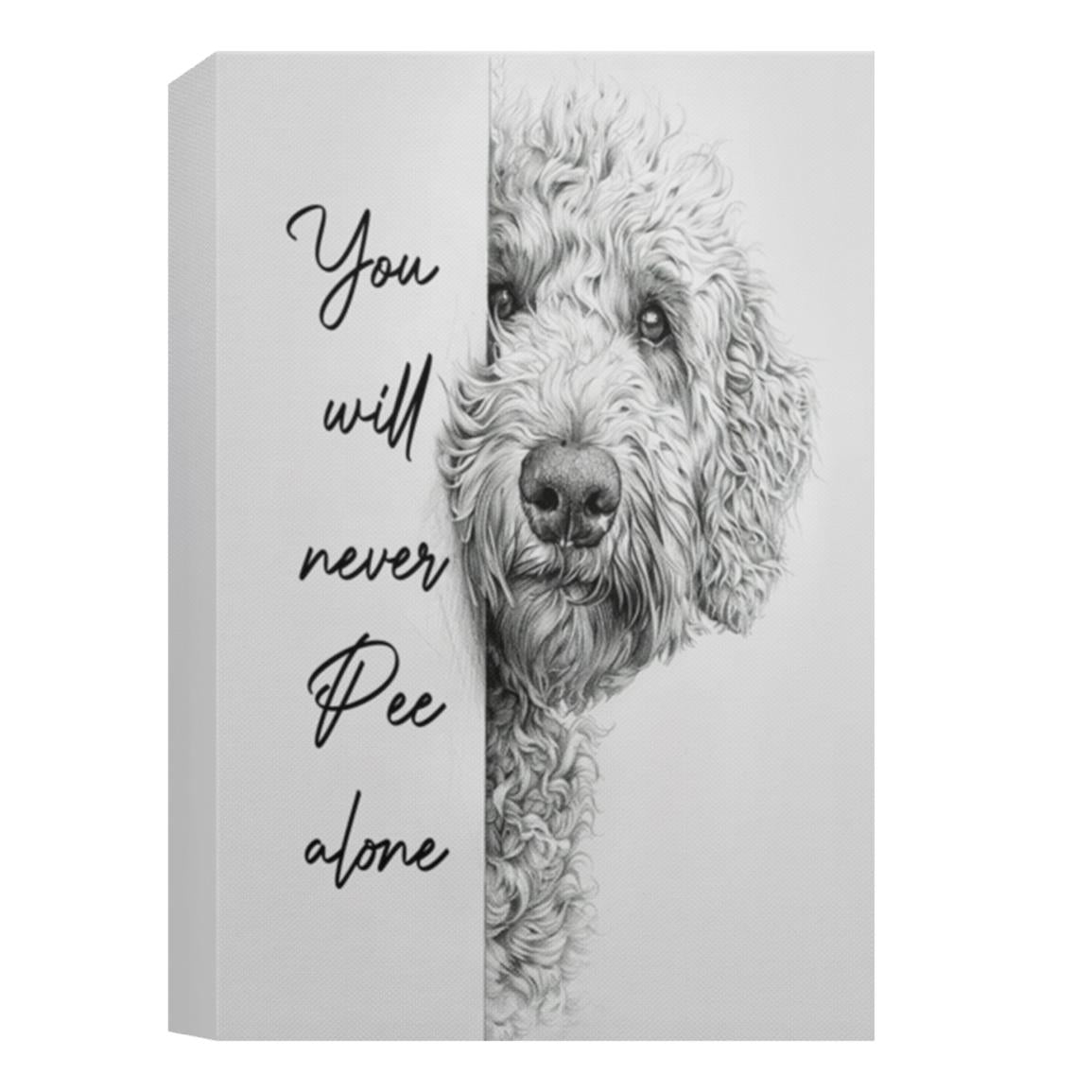 Goldendoodle canvas CANPO15 Deluxe Portrait Canvas 1.5in Frame