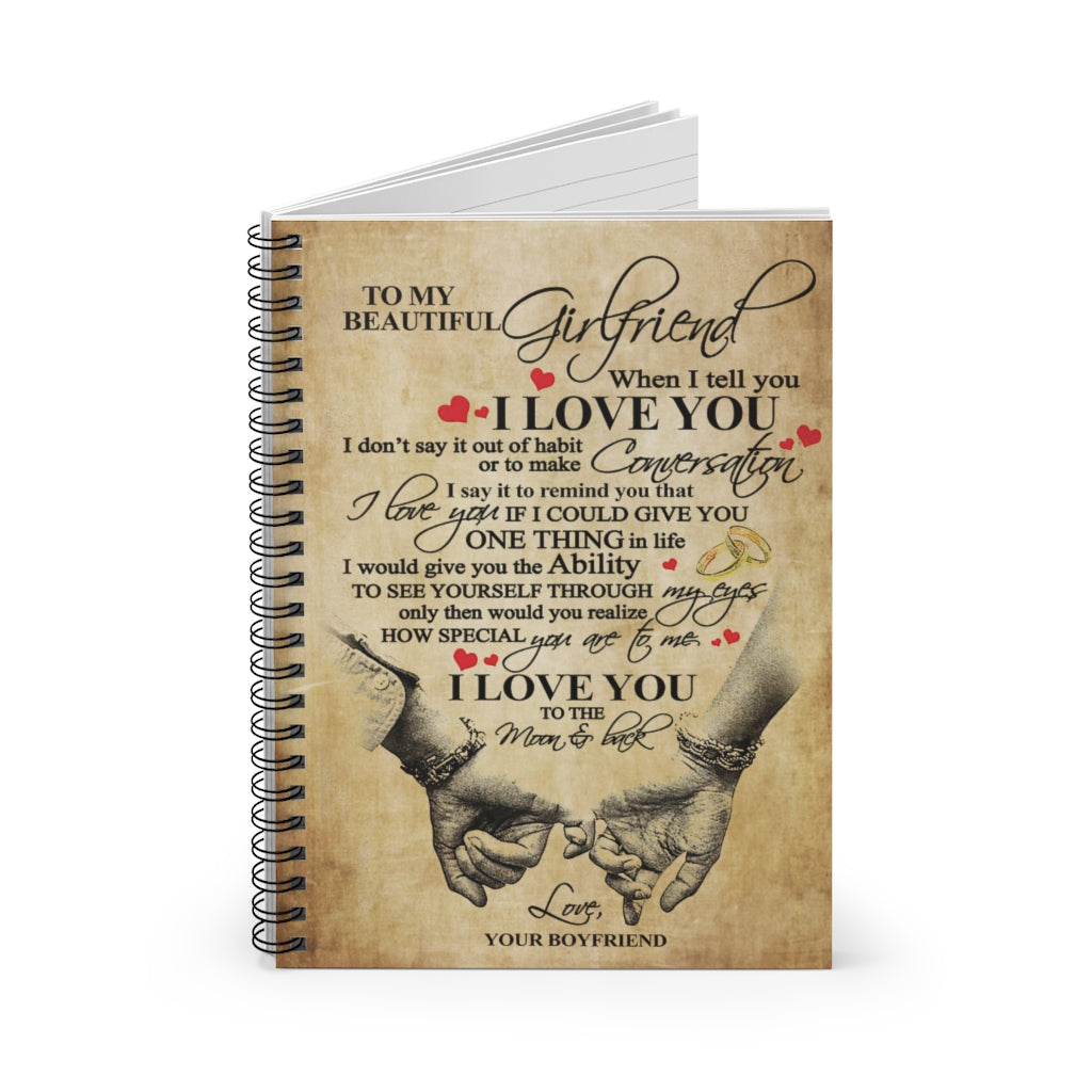 Spiral Notebook TO MY BEAUTIFUL GIRLFRIEND - PRINT POSTER WALL ART HOME DECOR-gigapixel