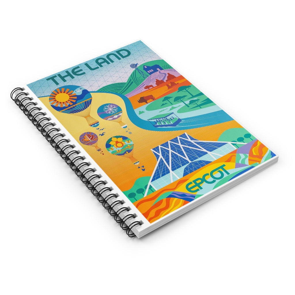 Spiral Notebook Customized to My Dad The Land Epcot Print Family Friend Gift, Birthday Ruled Line