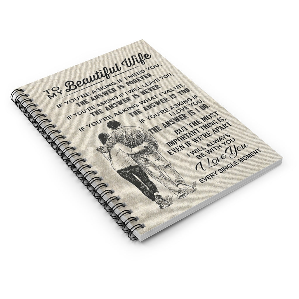 Spiral Notebook TO MY WIFE I WILL ALWAYS BE WITH YOU - PRINT POSTER WALL ART HOME DECOR-gigapixel