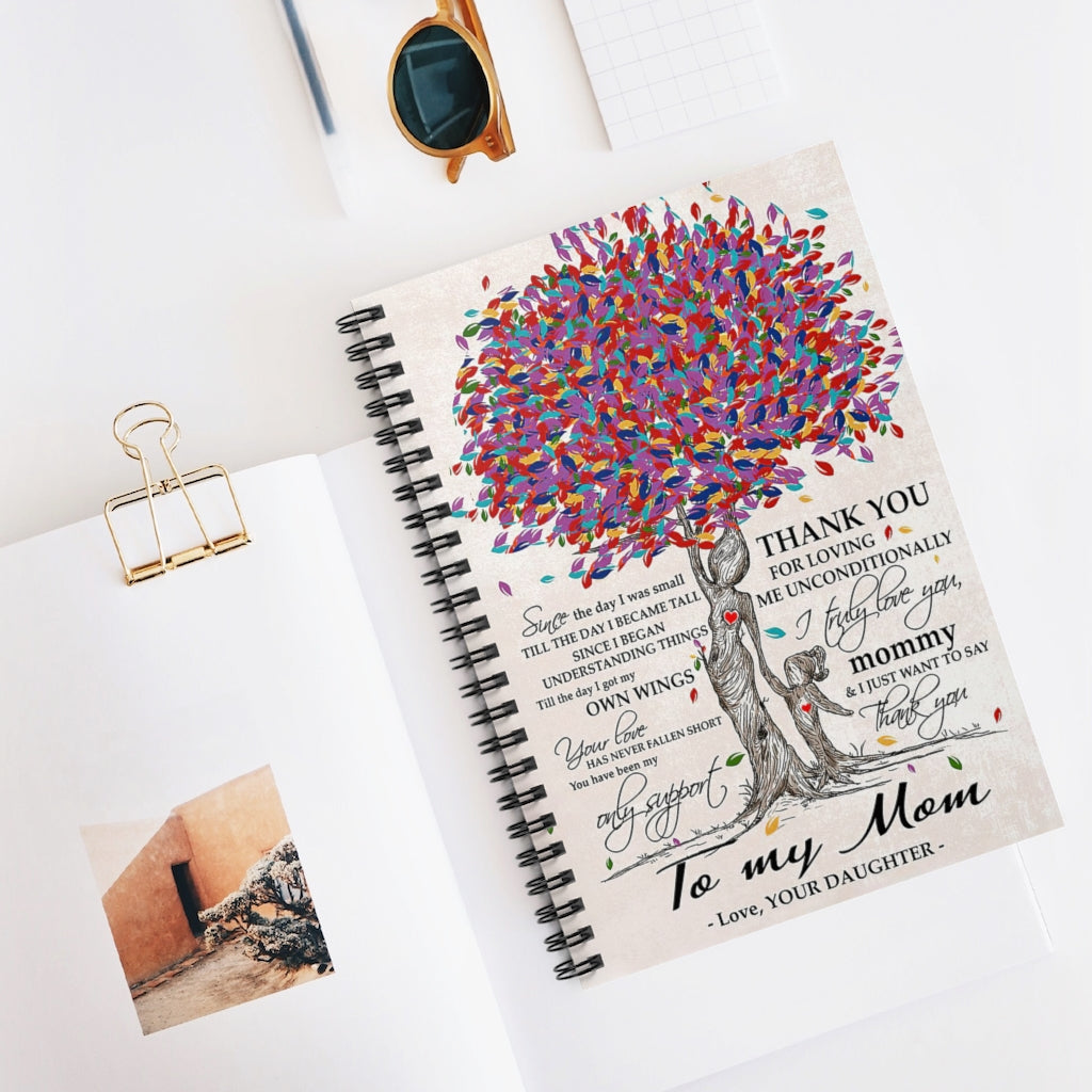 Spiral Notebook TO MY MOM FROM DAUGHTER-gigapixel