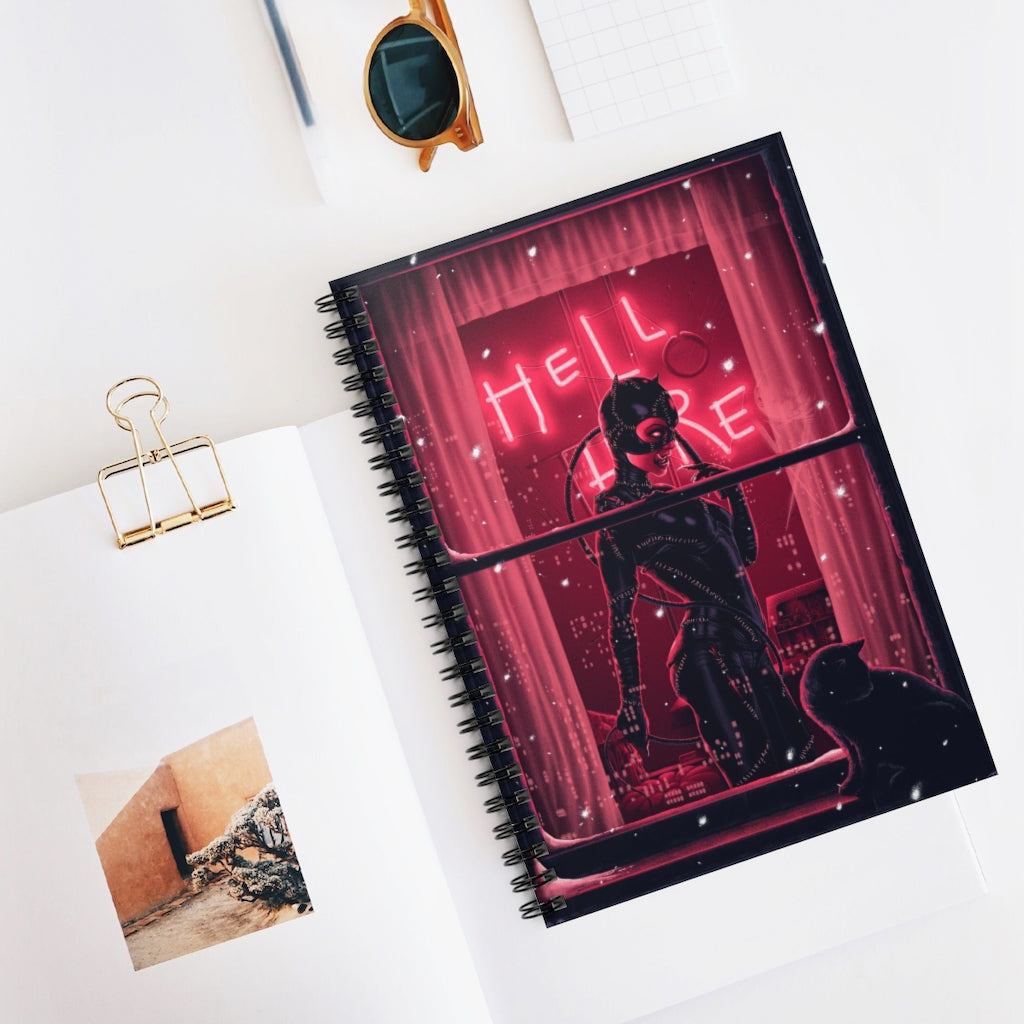 Spiral Notebook Inspirational Quotes Matt Ryan Tobin Cat Woman Variant Miss Kitty Batman Returns Family Friend Gift Perfect Happy Birthday