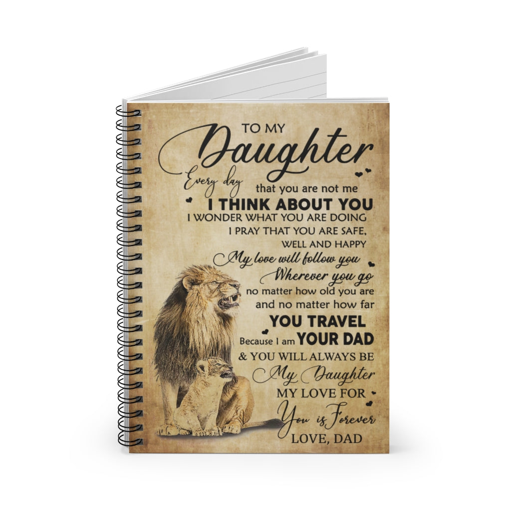 Spiral Notebook TO MY DAUGHTER MY LOVE FOR YOU IS FOREVER-gigapixel