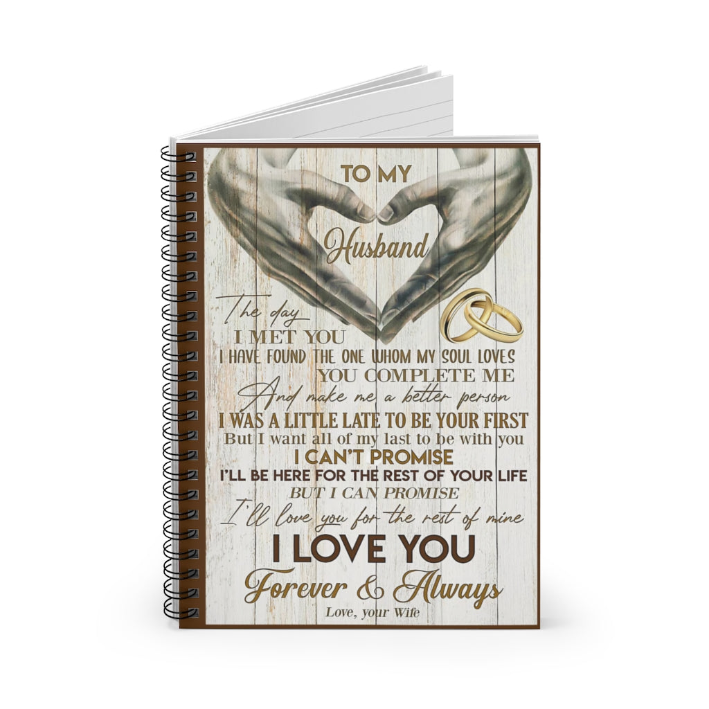 Spiral Notebook TO MY WIFE THE DAY I MET YOU I HAVE FOUND - PRINT POSTER WALL ART HOME DECOR-gigapixel