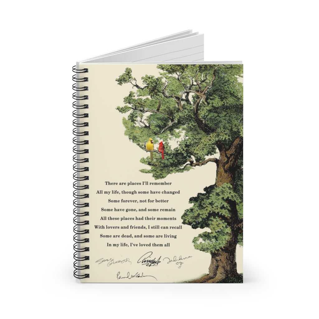Spiral Notebook Inspirational in My Life The Gift for Friends - Vintage Notebook On Birthday, Christmas Family Friend Awesome Gift Ruled Line