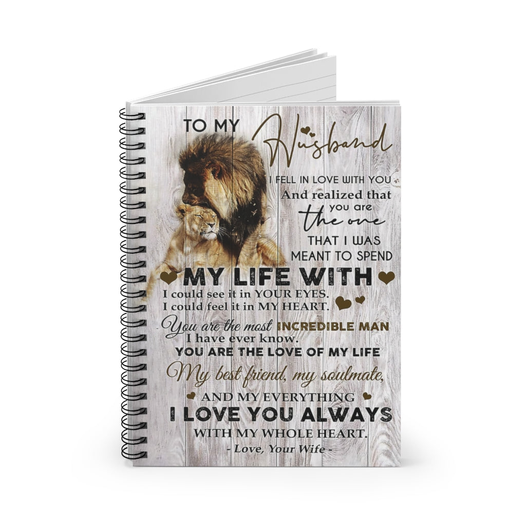 Spiral Notebook TO MY HUSBAND YOU ARE MY EVERYTHING - PRINT POSTER WALL ART HOME DECOR-gigapixel