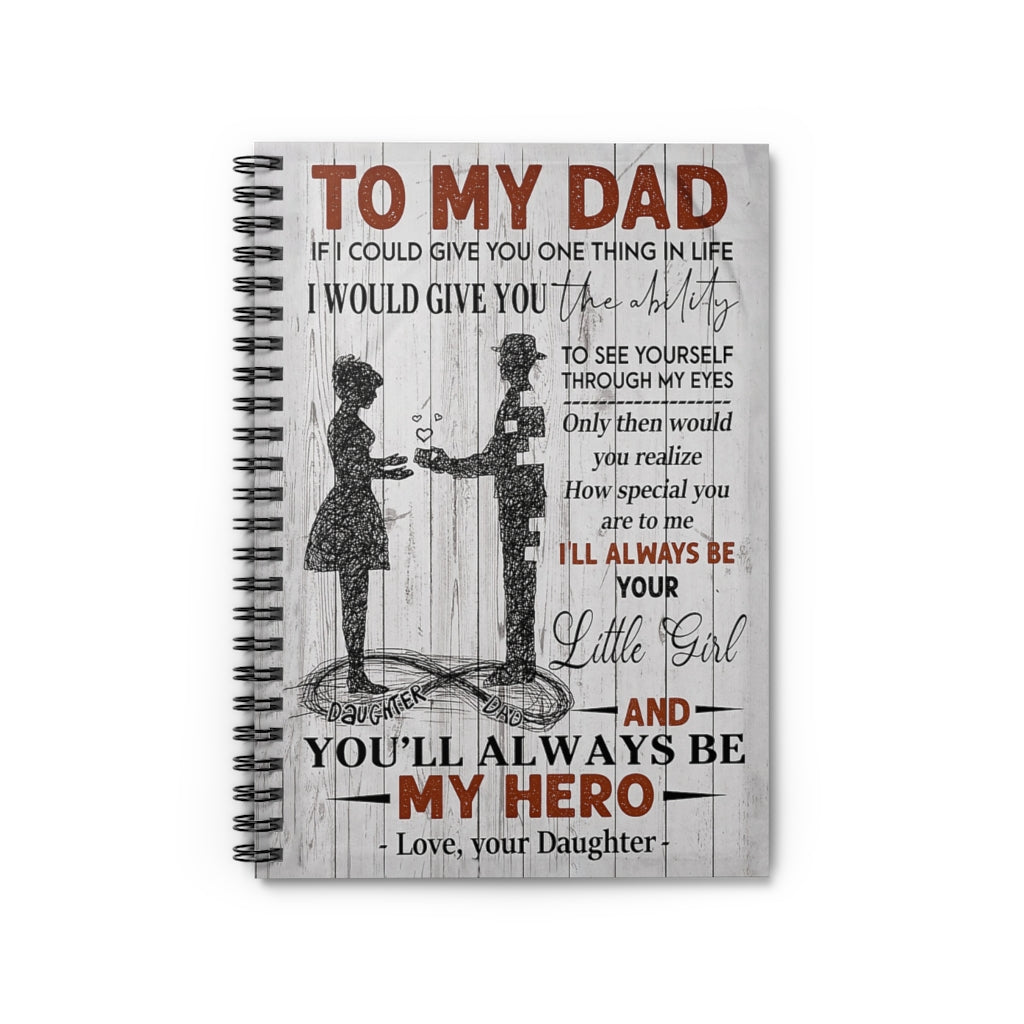 Spiral Notebook TO MY DAD MY HERO-gigapixel