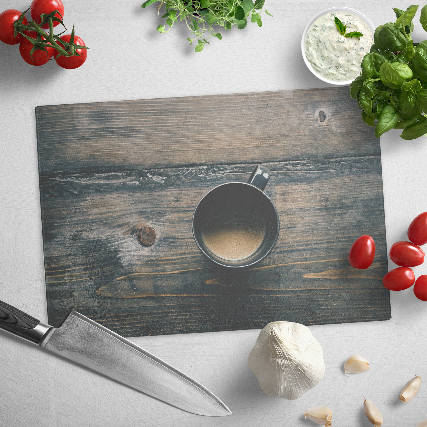 coffee in wood