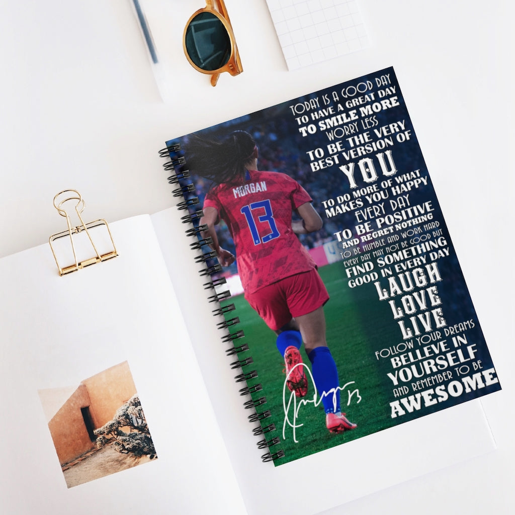 Spiral Notebook - Ruled Line Gifts Today is A Good Day to Have A Great Day Art Print Family Friend Gift Unisex, Wedding, Anniversary, Awesome Birthday Perfect Happy Birthday