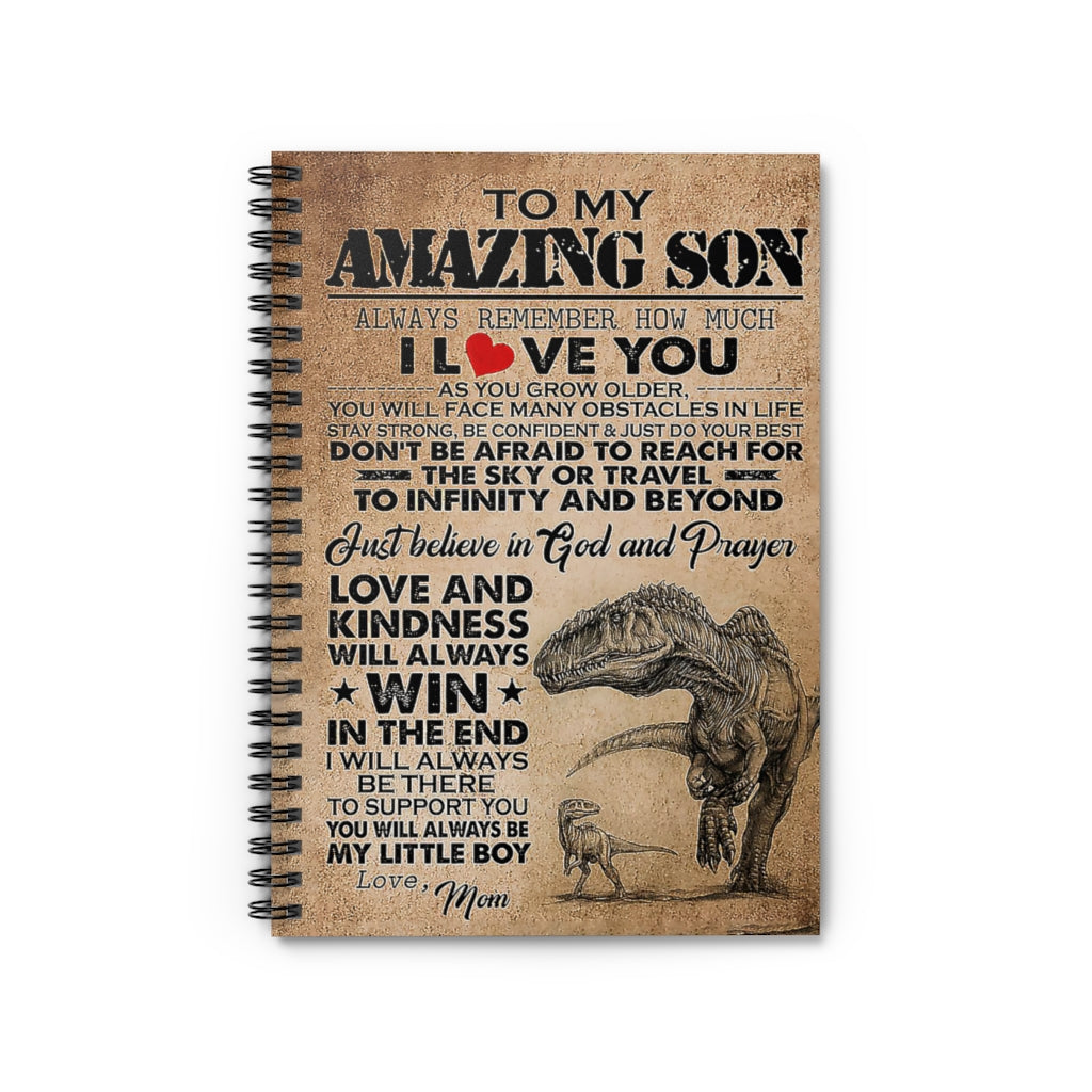 Spiral Notebook - Ruled Line Positive Notebook Family Friend Gift Unisex School Smart Spiral Subject College Ruled Notebook