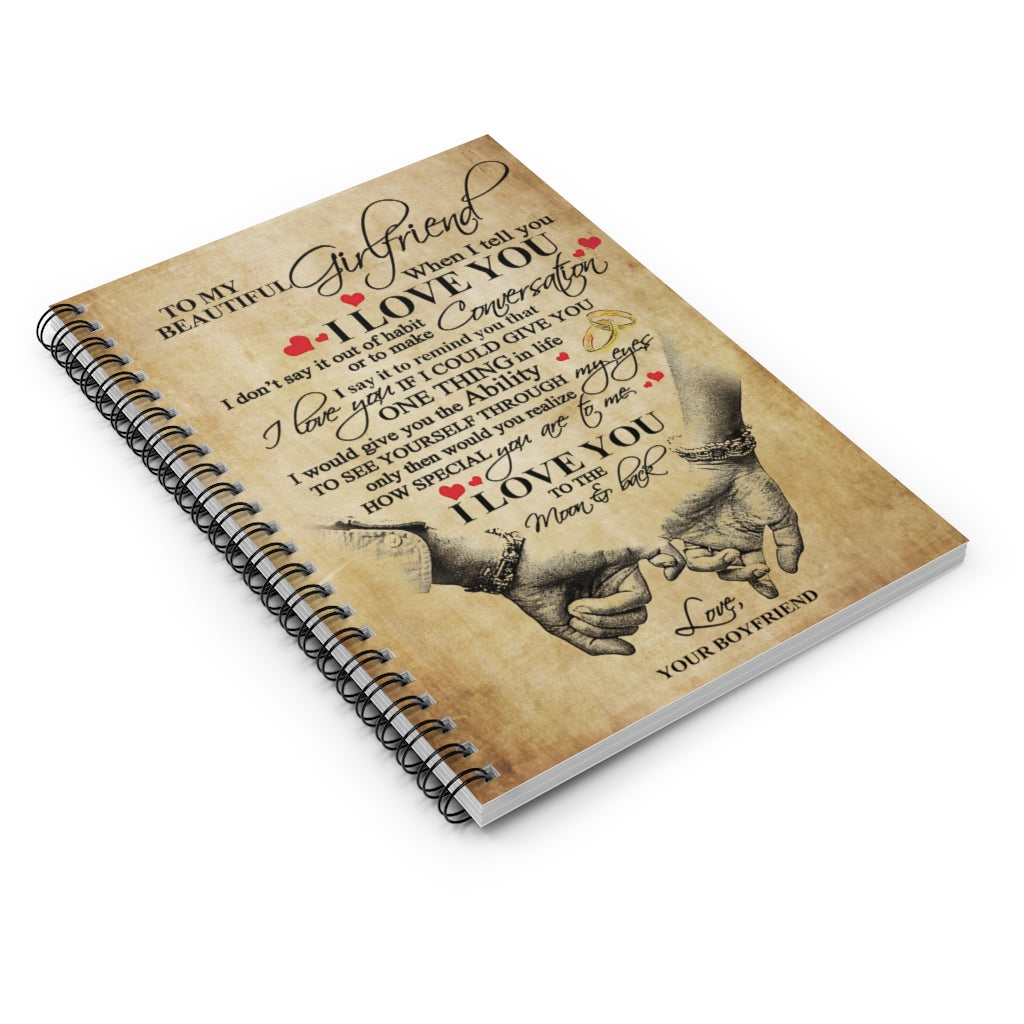 Spiral Notebook TO MY BEAUTIFUL GIRLFRIEND - PRINT POSTER WALL ART HOME DECOR-gigapixel