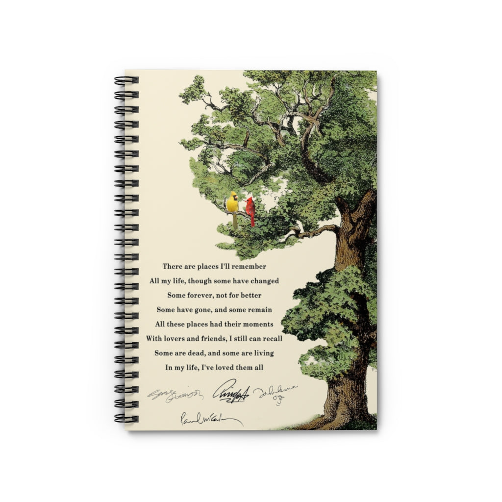 Spiral Notebook Inspirational in My Life The Gift for Friends - Vintage Notebook On Birthday, Christmas Family Friend Awesome Gift Ruled Line