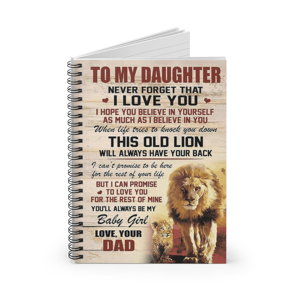 Spiral Notebook TO MY DAUGHTER ALWAYS MY BABY GIRL-gigapixel