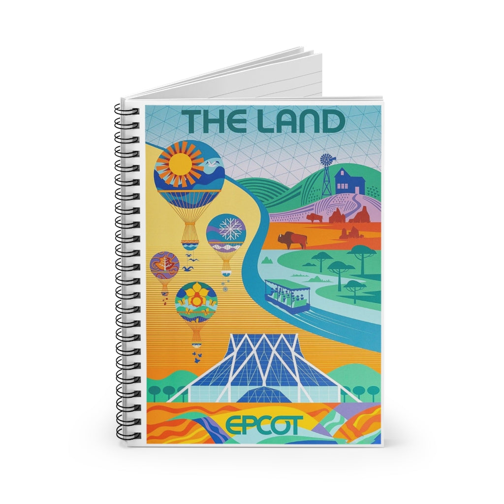 Spiral Notebook Customized to My Dad The Land Epcot Print Family Friend Gift, Birthday Ruled Line