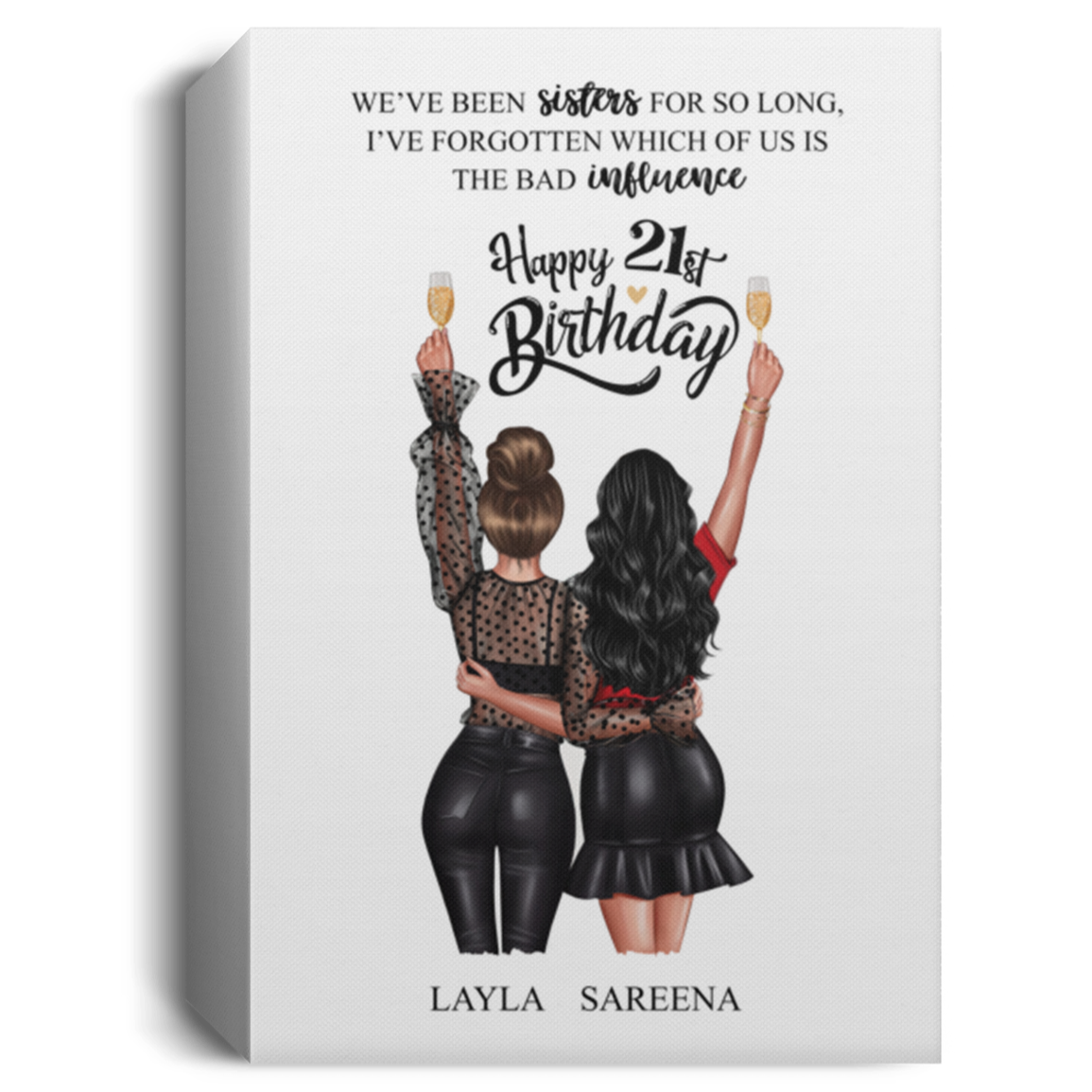 Layla , Sareena Canvas 8x12 Layla , Sareena Canvas 8x12