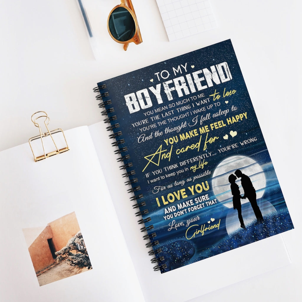 Spiral Notebook TO MY BOYFRIEND YOU MEAN SO MUCH TO ME - PRINT POSTER WALL ART HOME DECOR-gigapixel