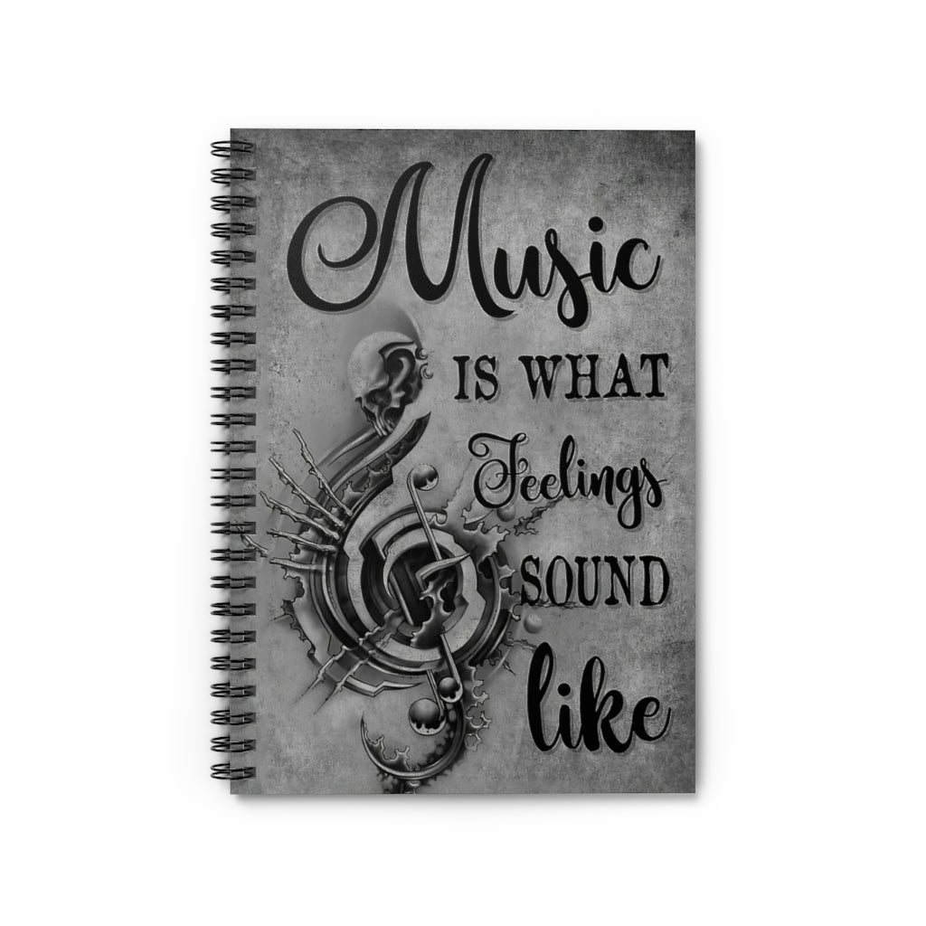 Spiral Notebook MUSIC IS WHAT FEELING SKULL-gigapixel