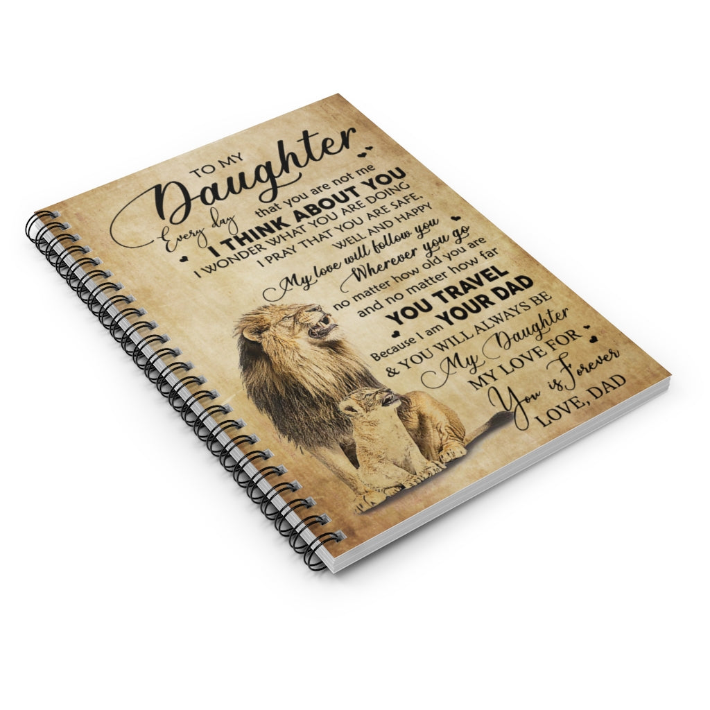 Spiral Notebook TO MY DAUGHTER MY LOVE FOR YOU IS FOREVER-gigapixel