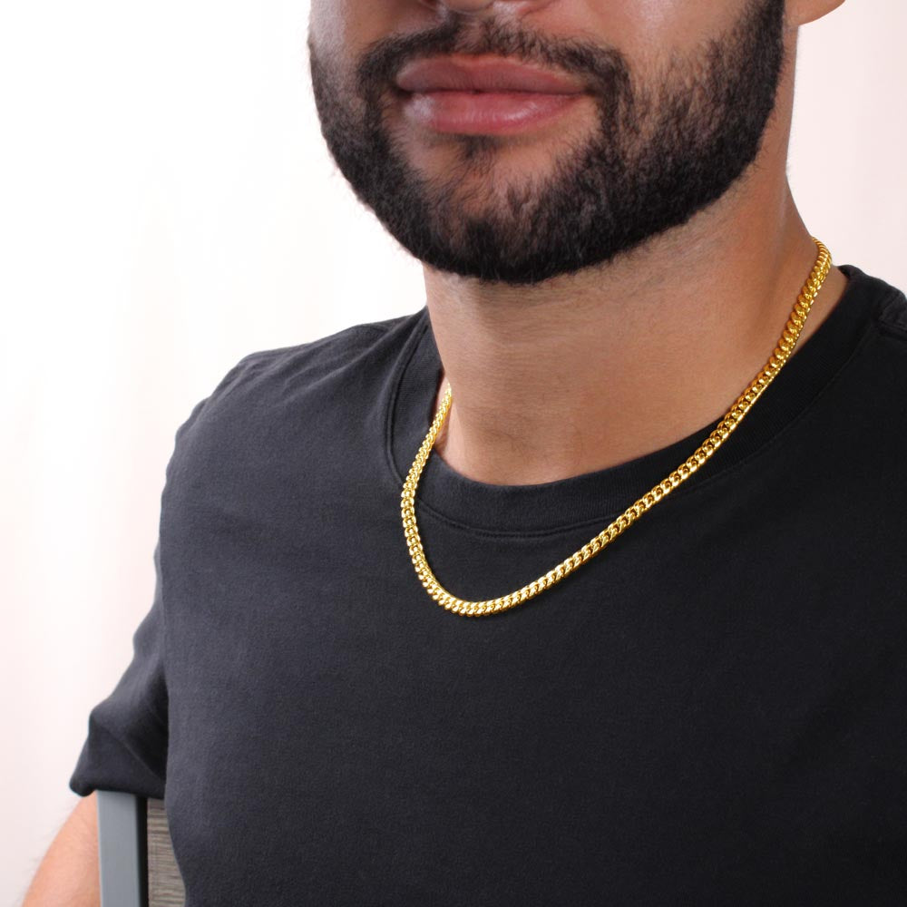 to My Son from Mom Necklace - Son Jewelry, Necklace Gift for Son from Mom, Small Cross Necklace for Men Boy, Cuban Chain Necklace for Son, Mother to Son Gifts, Gifts for Son Birthday #6