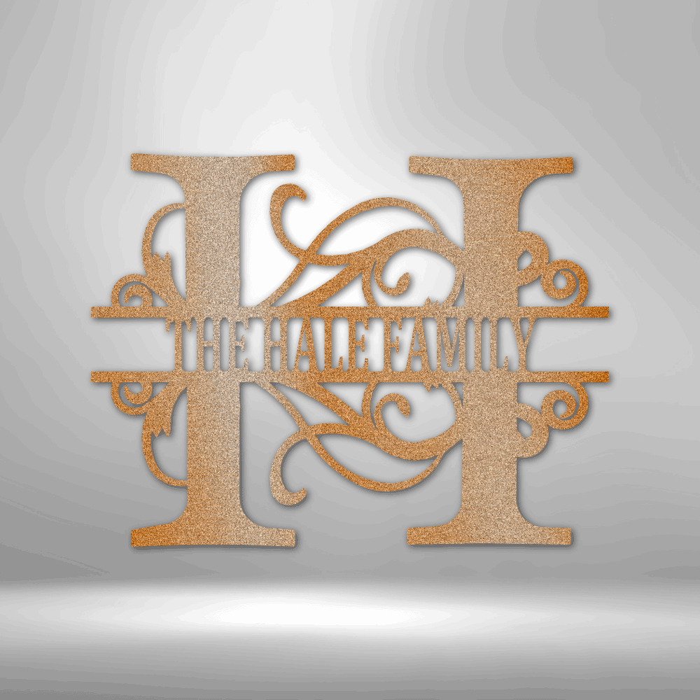 Split Letter Monogram