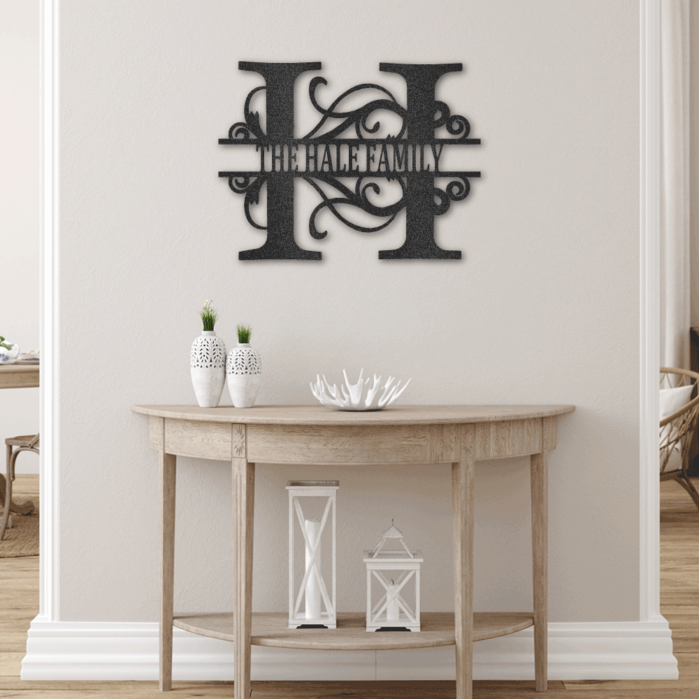 Split Letter Monogram