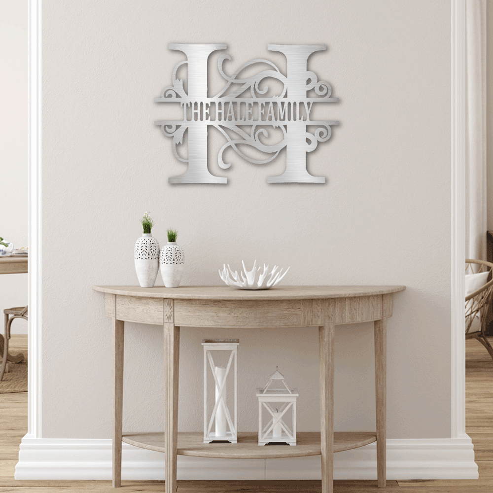 Split Letter Monogram
