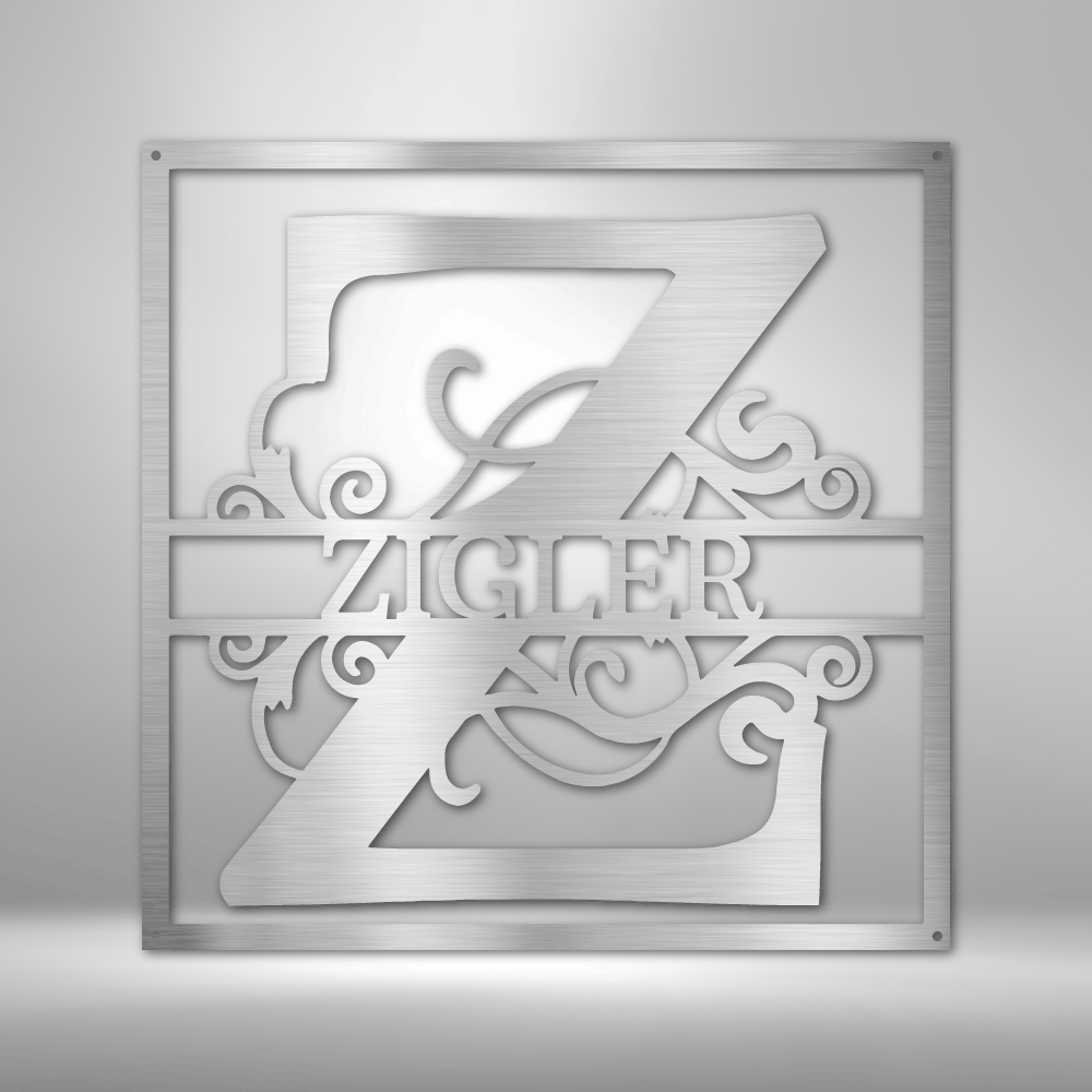 Split Square Monogram