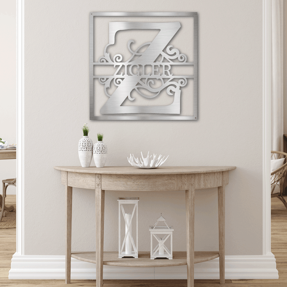 Split Square Monogram
