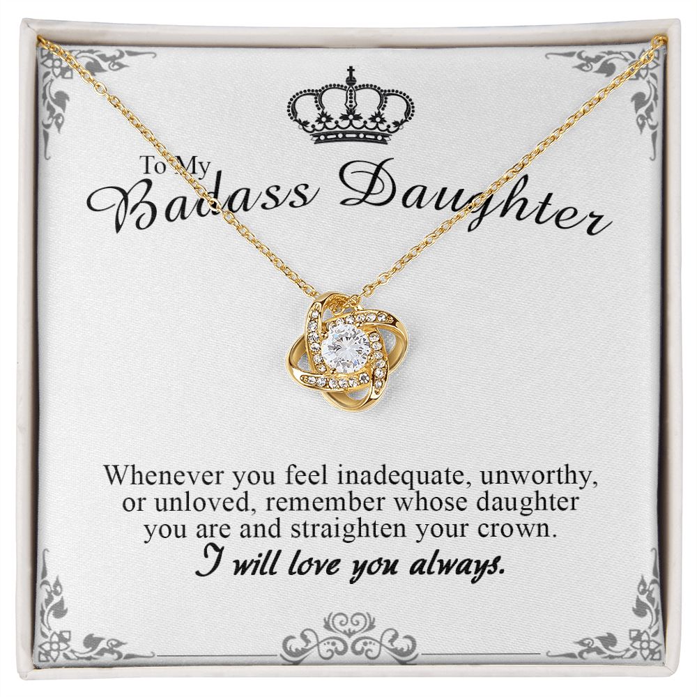 to My Badass Daughter Necklace, Remember Whose Daughter Hj Daughter-01