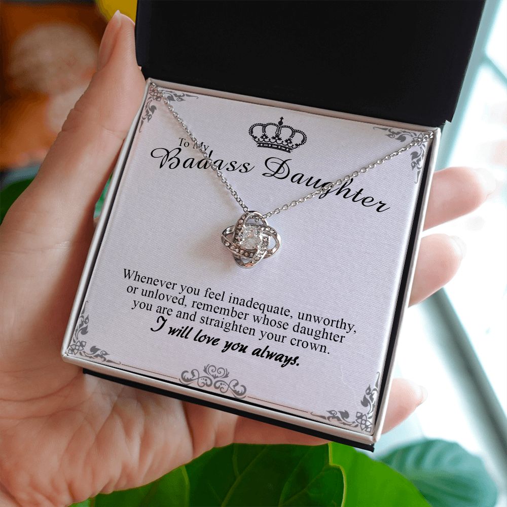 to My Badass Daughter Necklace, Remember Whose Daughter Hj Daughter-01