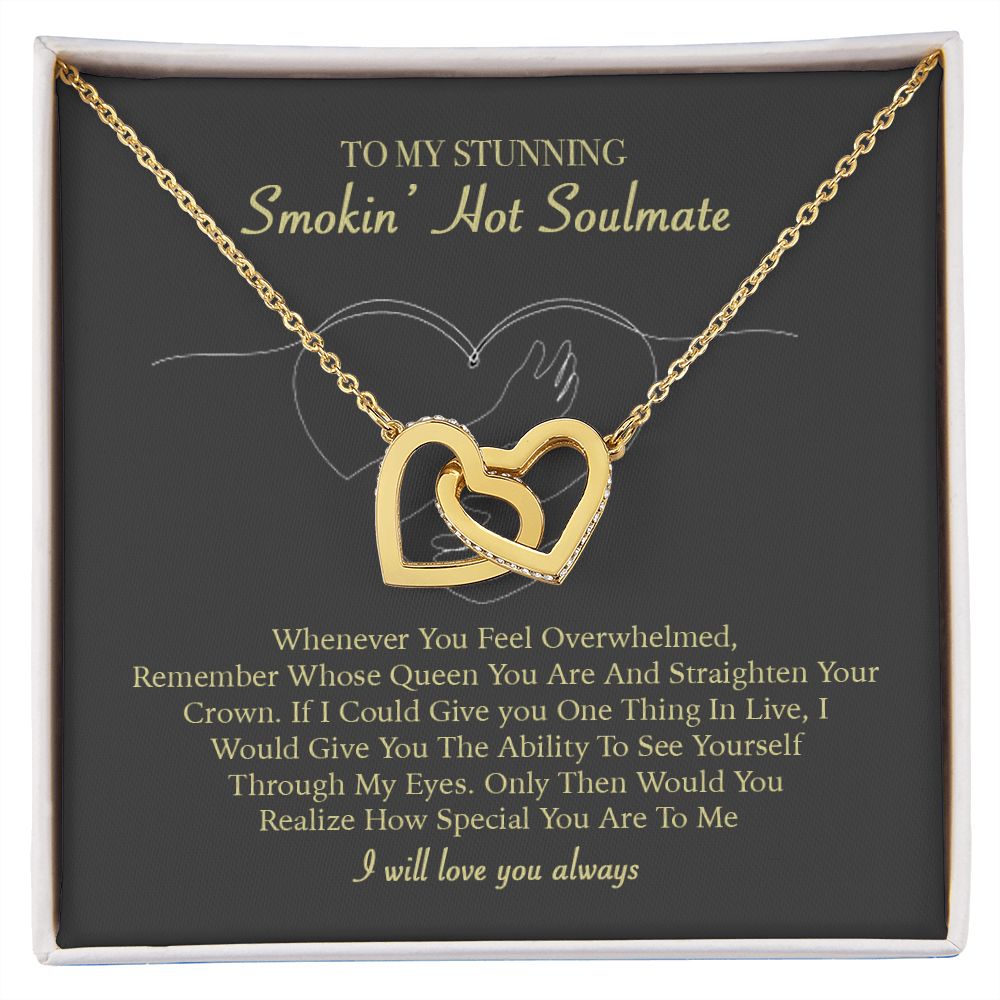 To My Smokin Hot Soulmate Necklace ver 05, Mahogany Style Luxury Box
