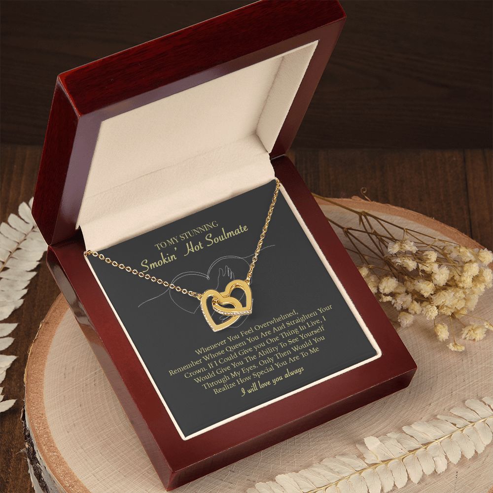 To My Smokin Hot Soulmate Necklace ver 05, Mahogany Style Luxury Box