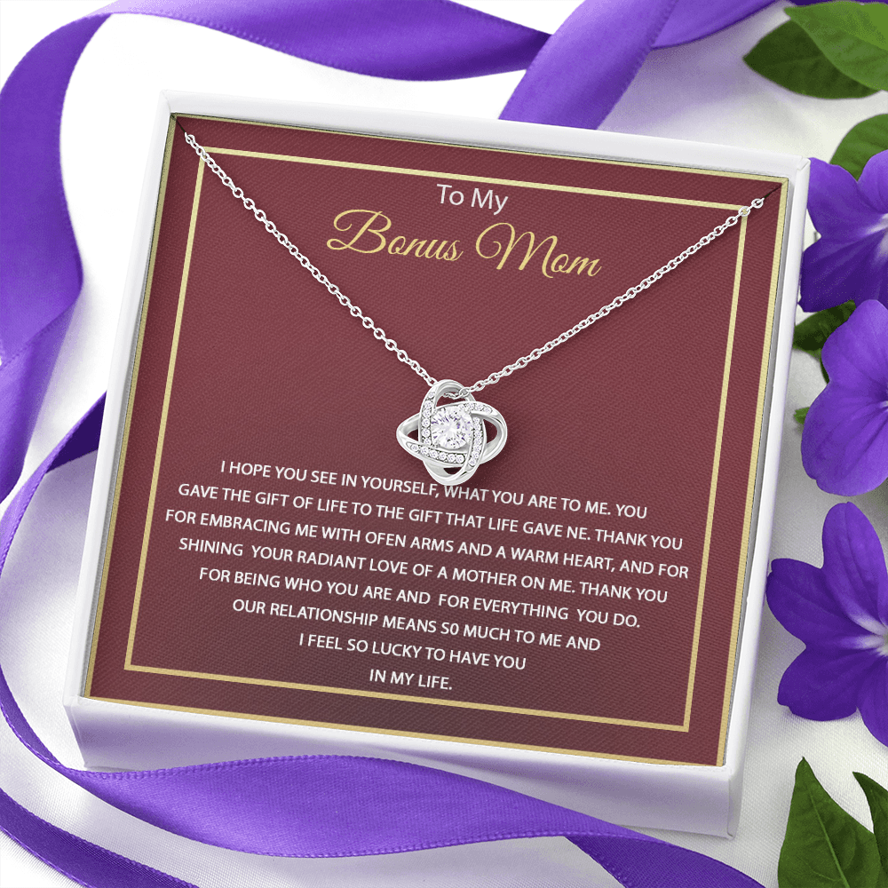 1 Love Knot Necklaces With Box Card 001