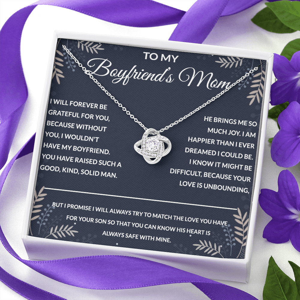 1 The Love Knot To My Boyfriend's Mom Gift