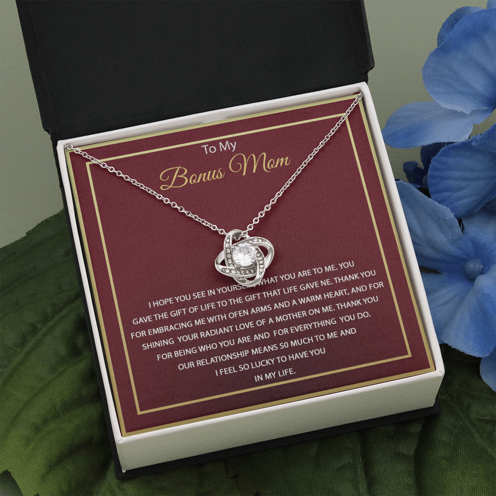 1 Love Knot Necklaces With Box Card 001