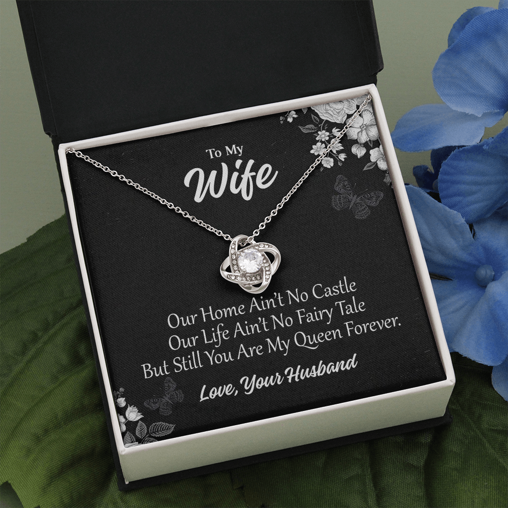 To My wife 1 Love Knot Necklaces With Box Card 001