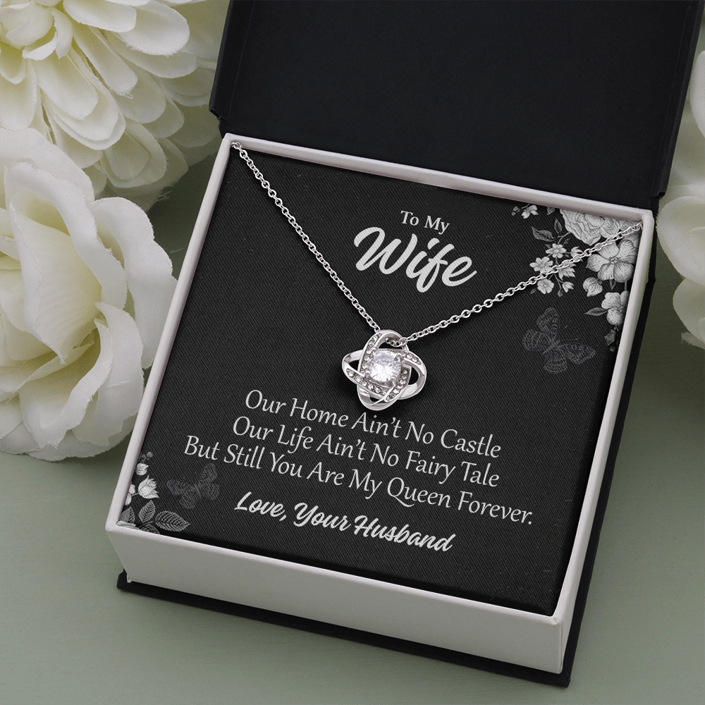 To My wife 1 Love Knot Necklaces With Box Card 001