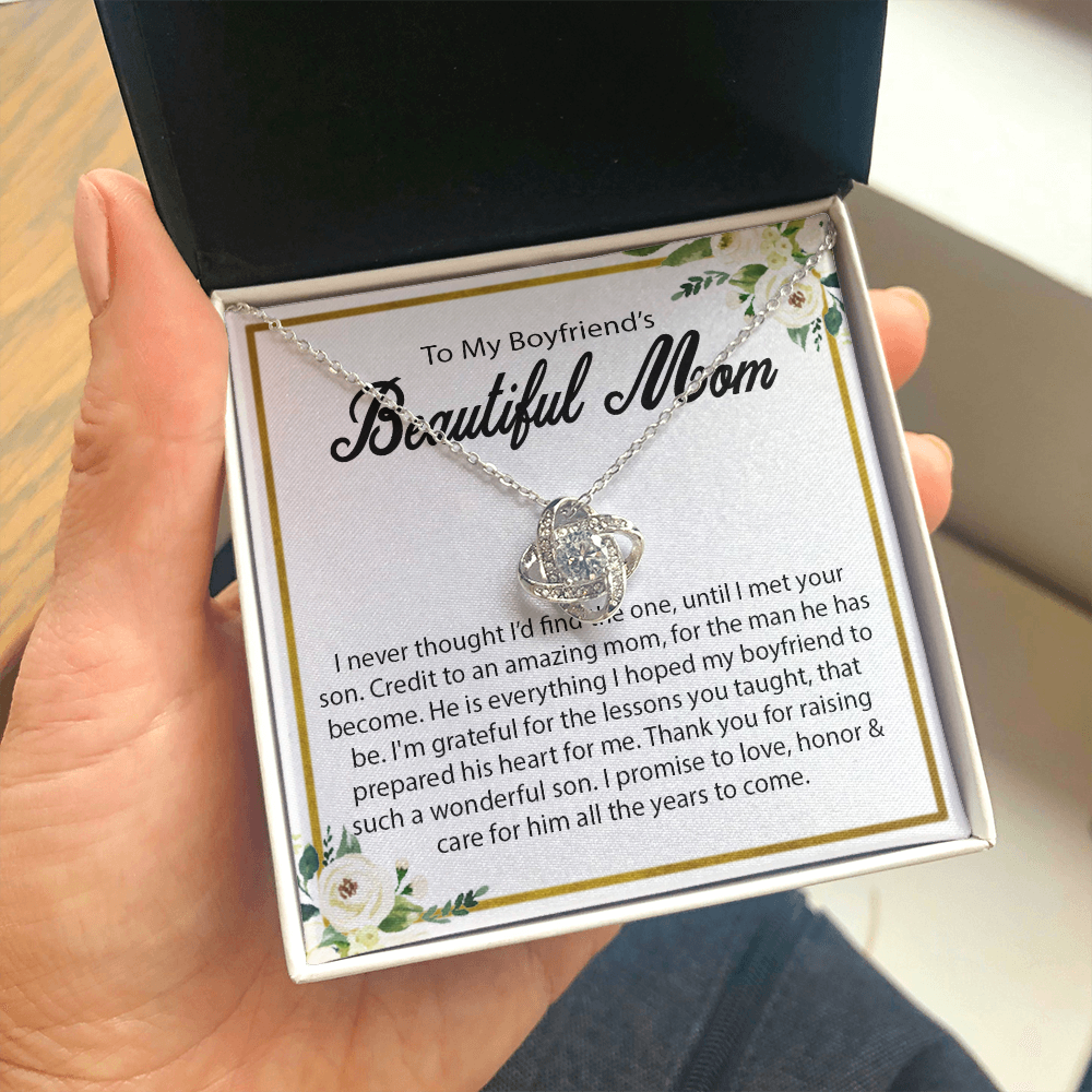 1 The Love Knot To My Boyfriend's Mom Gift