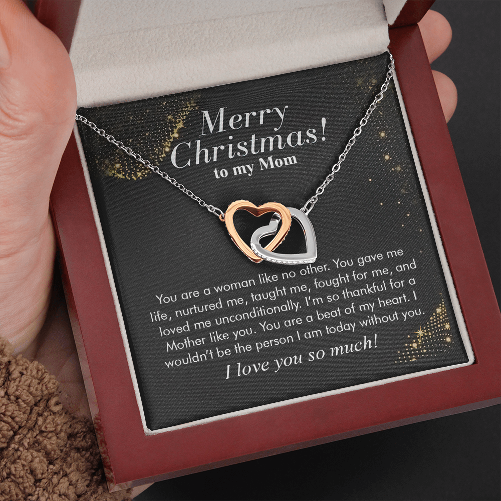 to My Mom Gift Love Knot Necklace, Gift for Mom from Son, Mom Wedding Gift from Son, Mother Son Gifts, for Mom Parent lendima-32 style 5