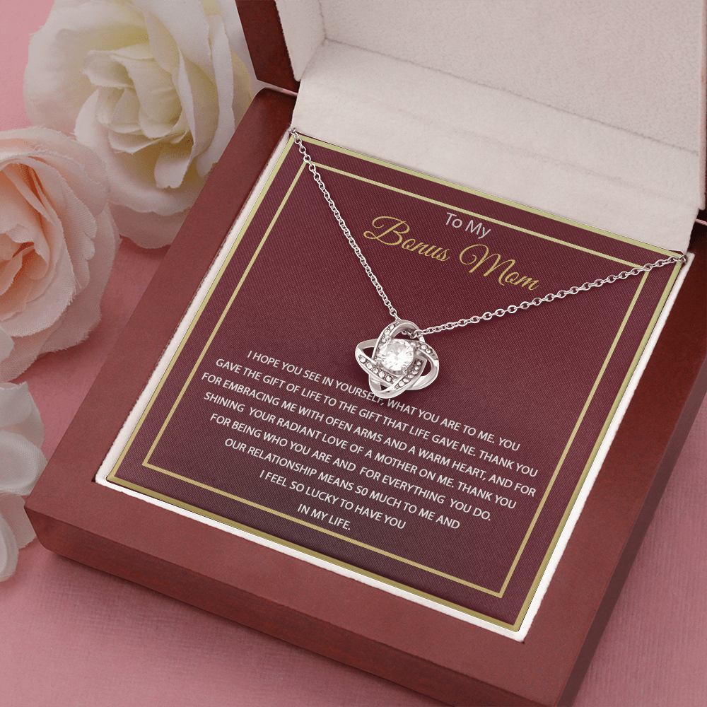 1 Love Knot Necklaces With Box Card 001