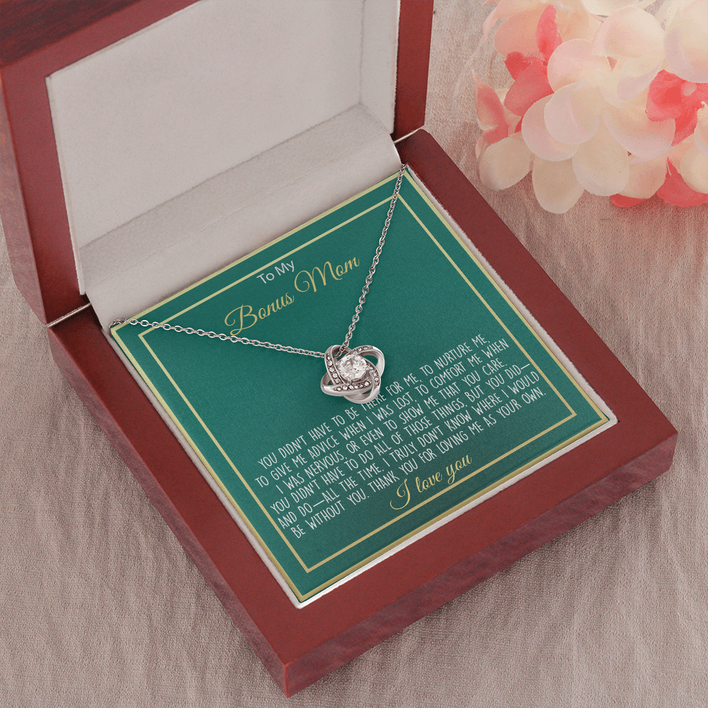 6 Love Knot Necklaces With Box Card 001
