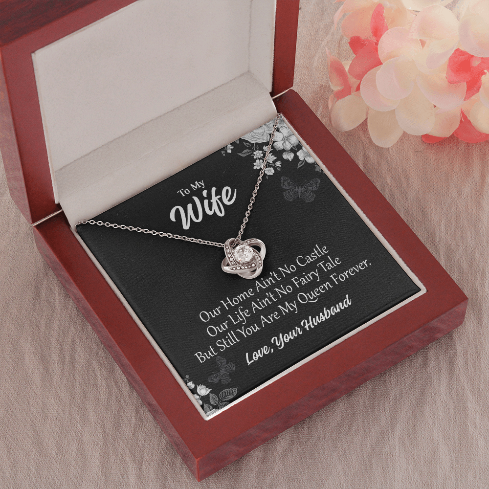 To My wife 1 Love Knot Necklaces With Box Card 001