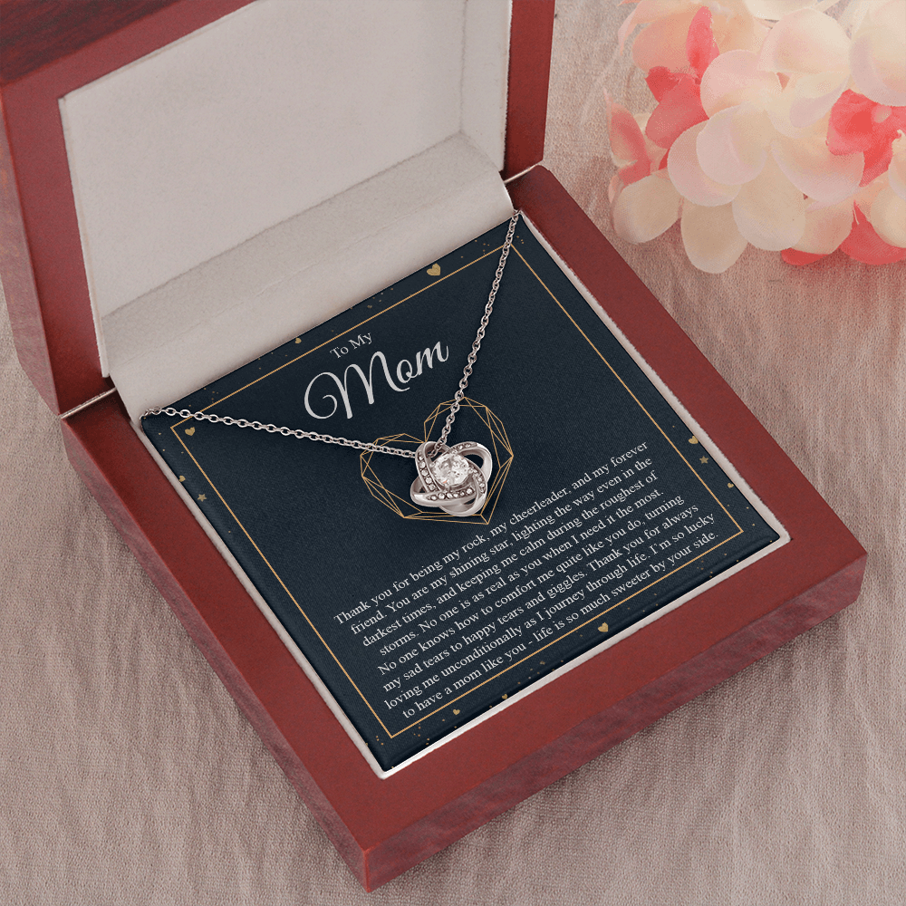 8 Love Knot Necklaces With Box Card 001