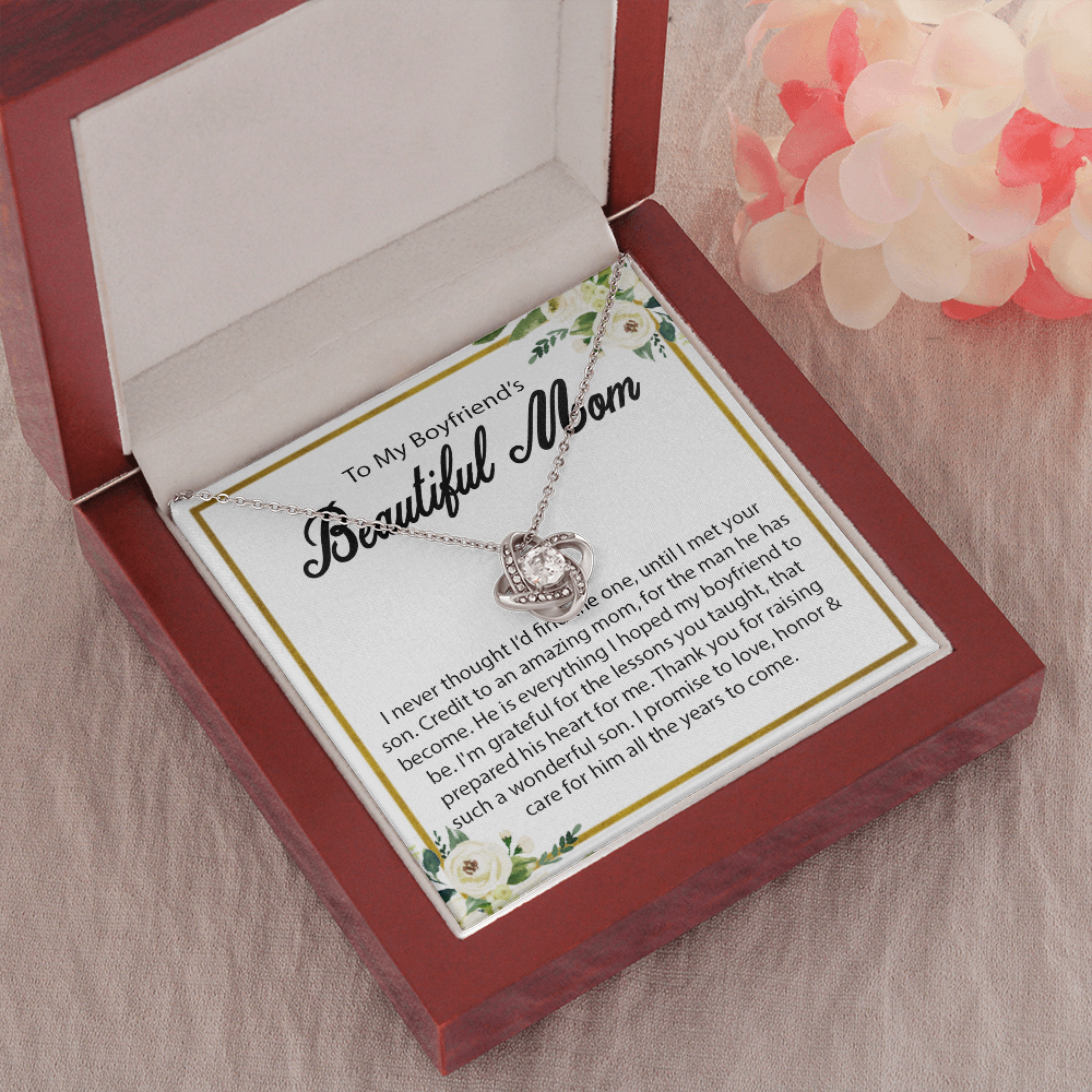 1 The Love Knot To My Boyfriend's Mom Gift