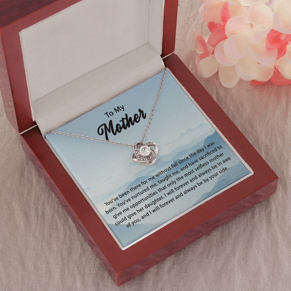 2 Love Knot Necklaces With Box Card 001
