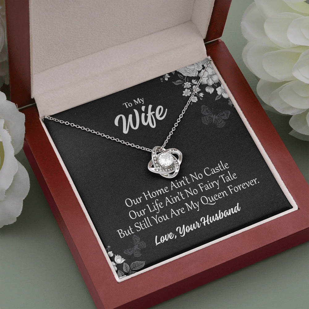 To My wife 1 Love Knot Necklaces With Box Card 001