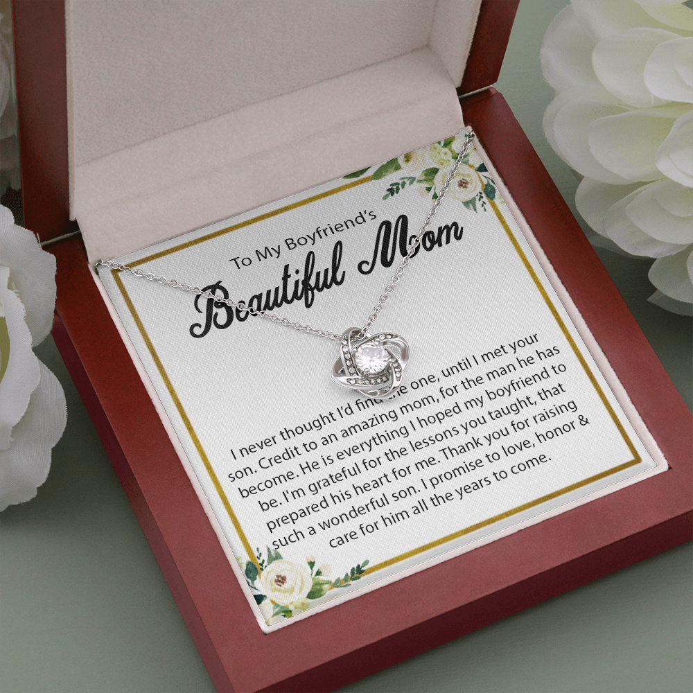 1 The Love Knot To My Boyfriend's Mom Gift