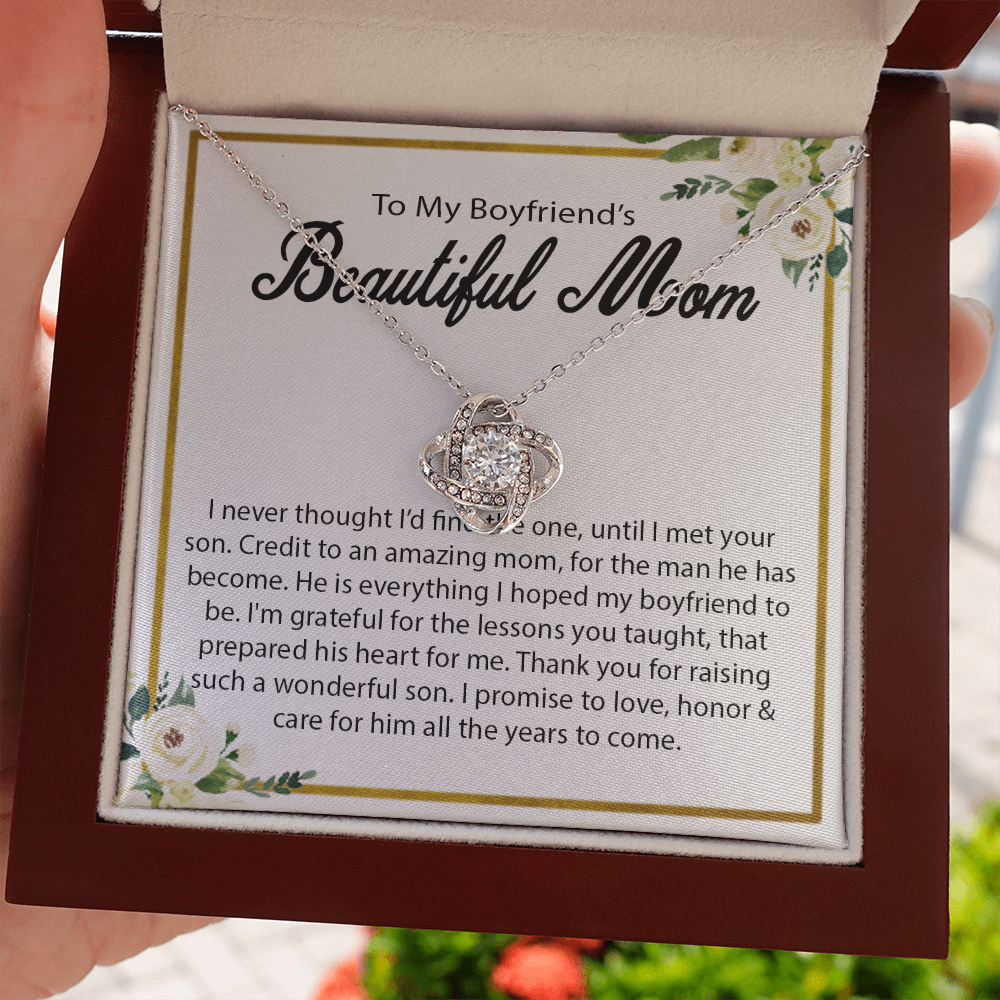 1 The Love Knot To My Boyfriend's Mom Gift