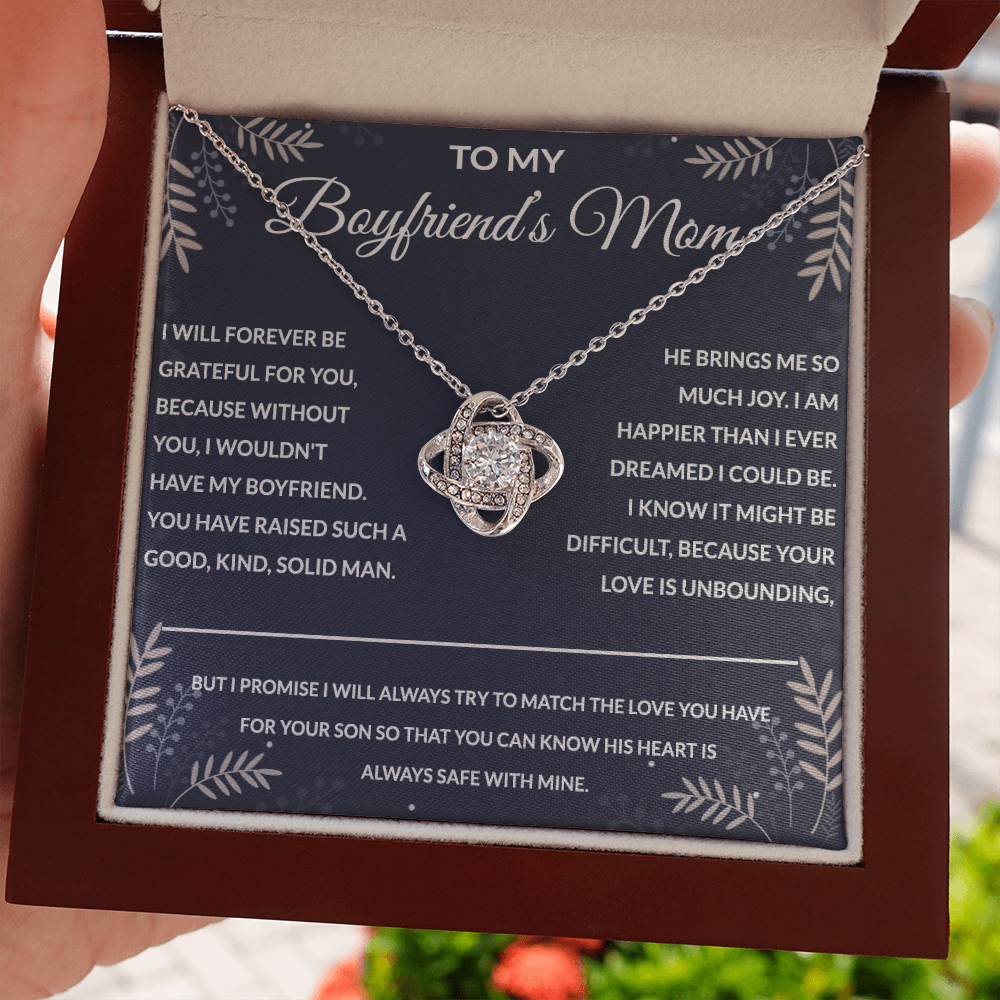 1 The Love Knot To My Boyfriend's Mom Gift