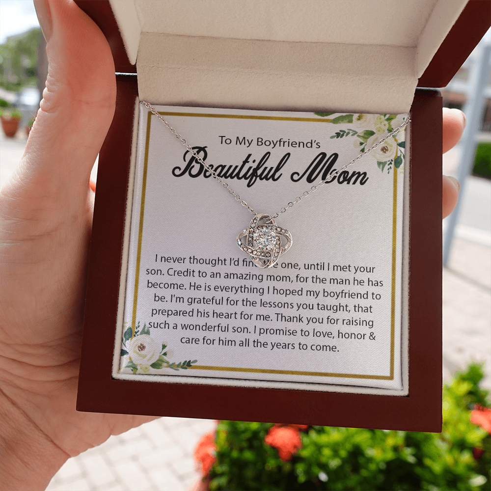1 The Love Knot To My Boyfriend's Mom Gift